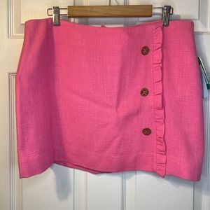 NWT Lilly Pulitzer Hayes Skirt in Hotty Pink